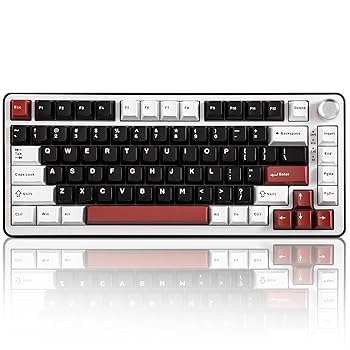 YUNZII AL75 ゲーミングキーボード ココアクリームスイッチブラック Amazon | YUNZII AL75 PRO 80キー ゲーミングキーボード